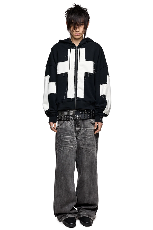 Blessed & Broken Zip Up Hoodie | Minga London Value