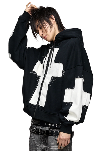 Blessed & Broken Zip Up Hoodie | Minga London Value