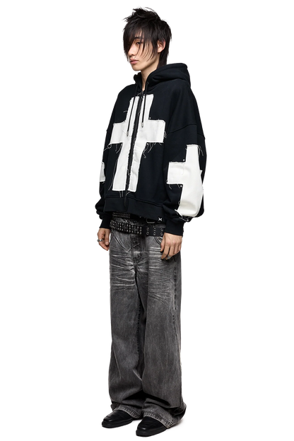 Blessed & Broken Zip Up Hoodie | Minga London Value