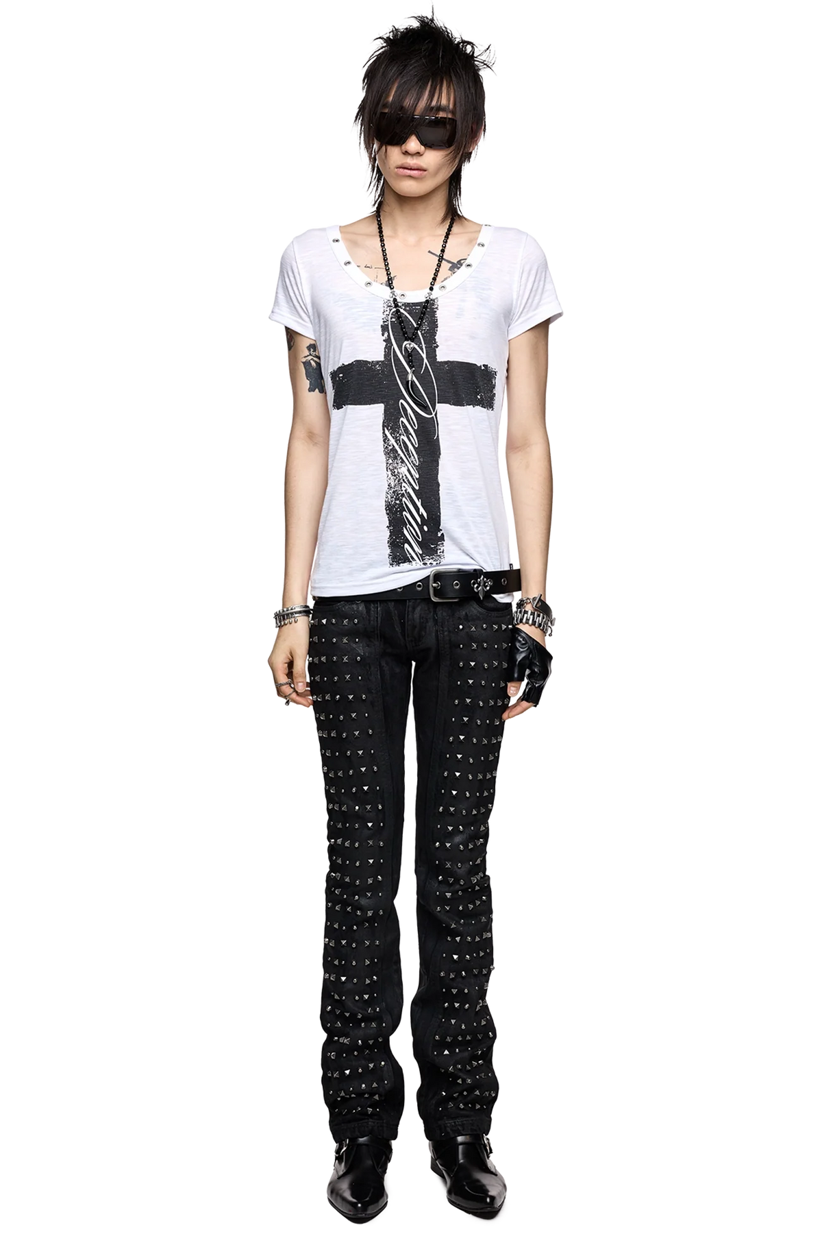 Riot Studded Bootcut Jeans | Minga London New