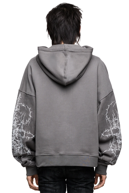 Ascension Grey Zip Up Hoodie | Minga London Great Value