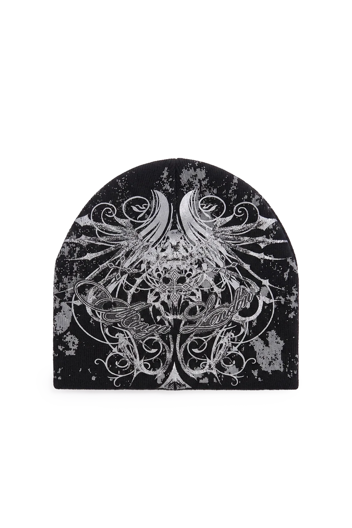 Chrome Angel Black Beanie | Minga London Recommended
