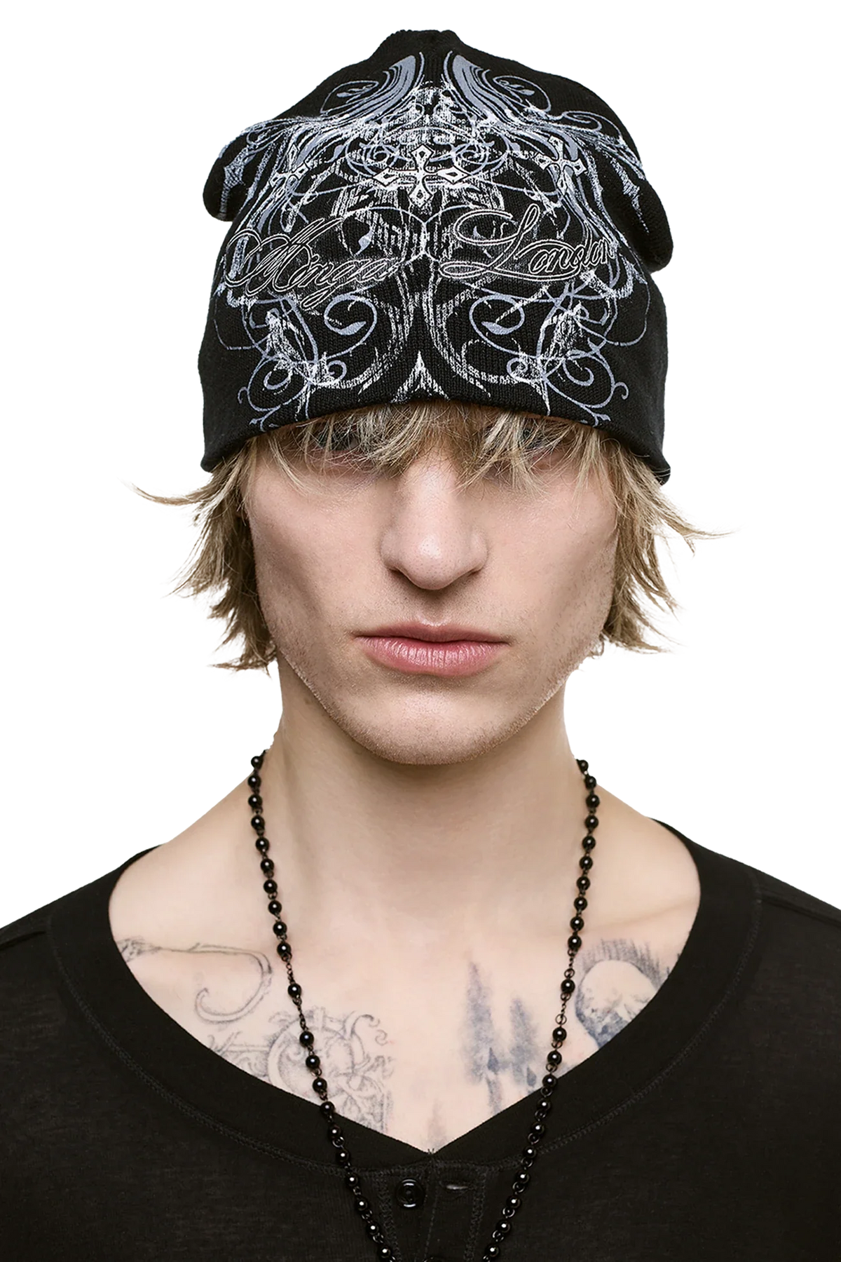 Chrome Angel Black Beanie | Minga London Recommended