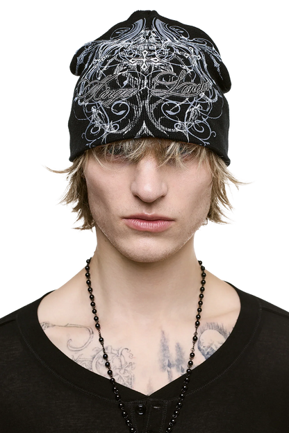 Chrome Angel Black Beanie | Minga London Recommended