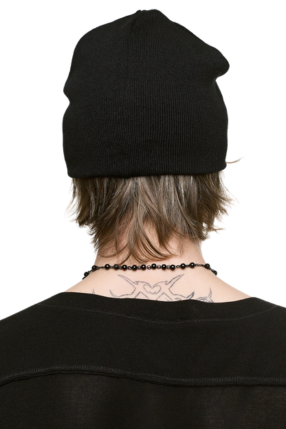 Chrome Angel Black Beanie | Minga London Recommended