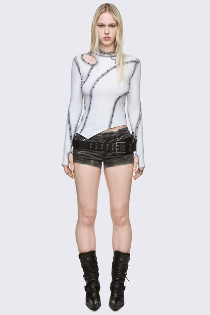 Trixx Cut-Out Top | Minga London Signature