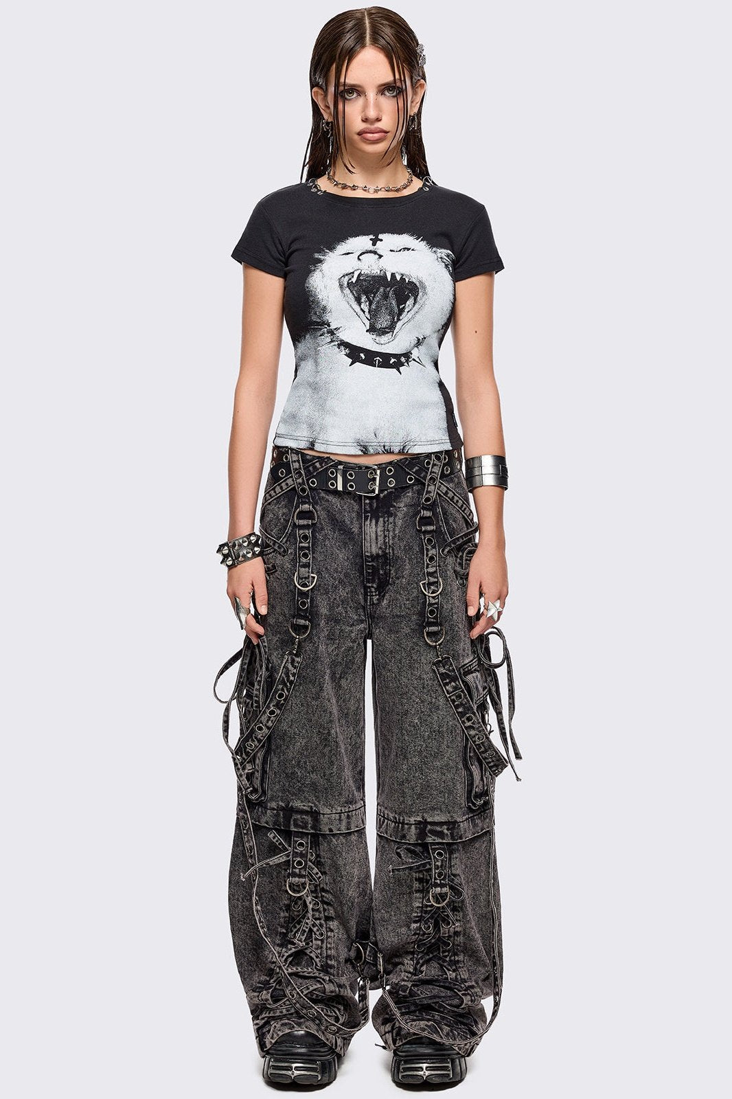 Nine Lives in Hell Baby Tee | Minga London Trending