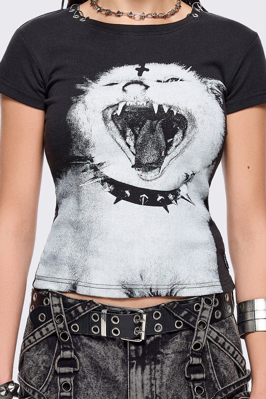 Nine Lives in Hell Baby Tee | Minga London Trending