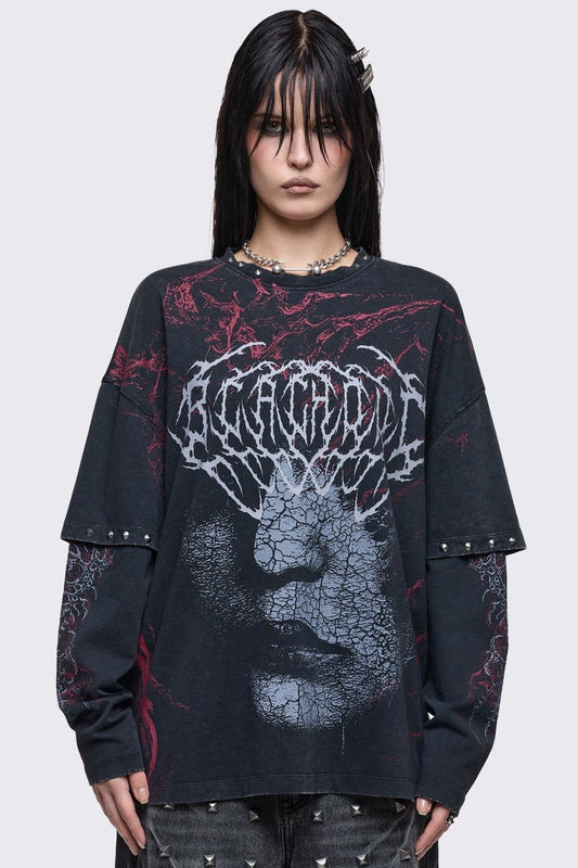 Blind Layered T-Shirt | Minga London Discount