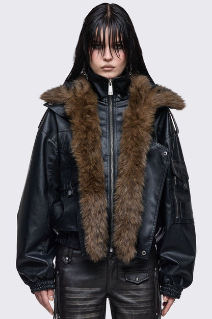 Becky Aviator Jacket | Minga London New