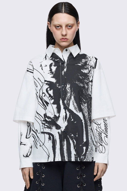 Faith & Sin Layered Shirt | Minga London Trusted