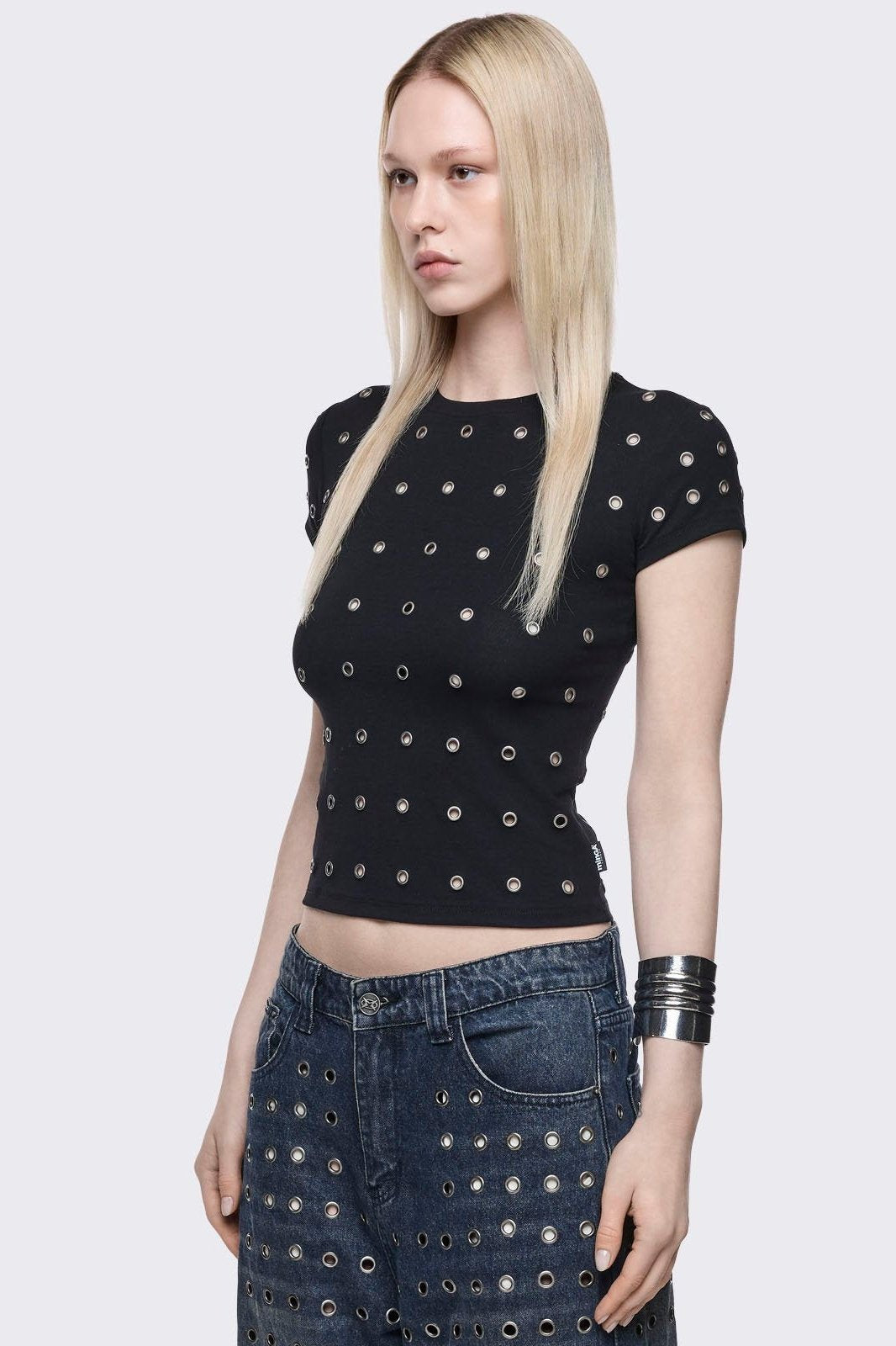 Rogue Black Baby Tee | Minga London Customer Favorite