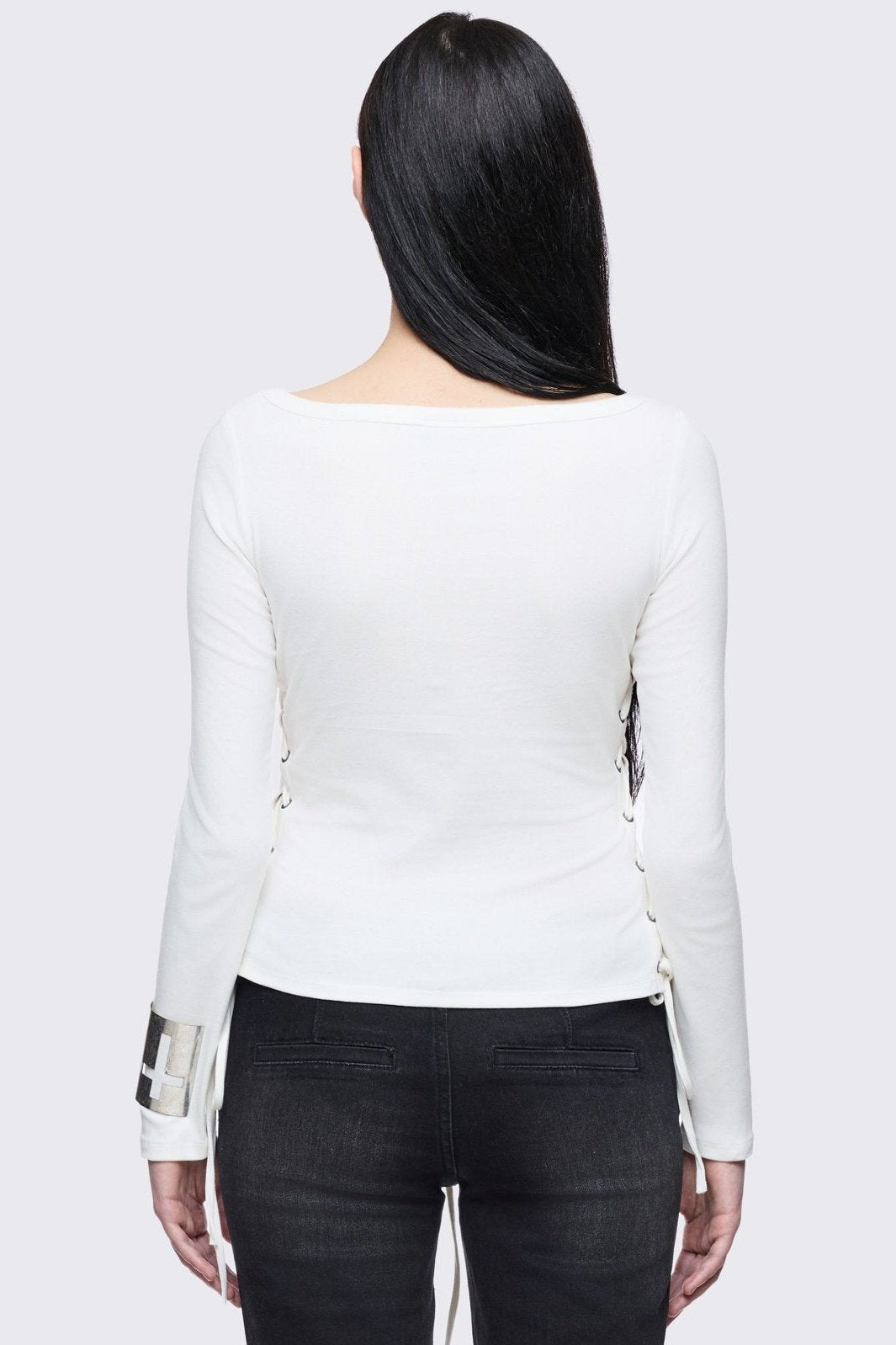 Seraphina Lace-Up Top | Minga London Classic