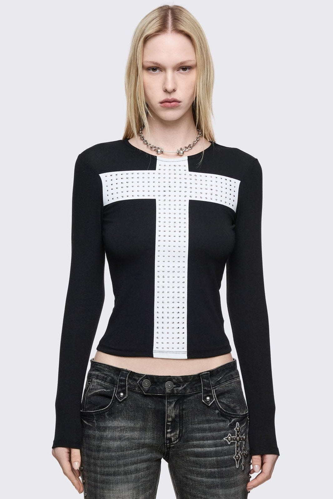 Damned Black Top | Minga London Sale