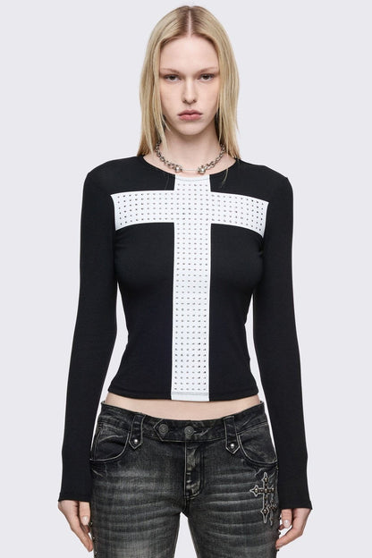 Damned Black Top | Minga London Sale