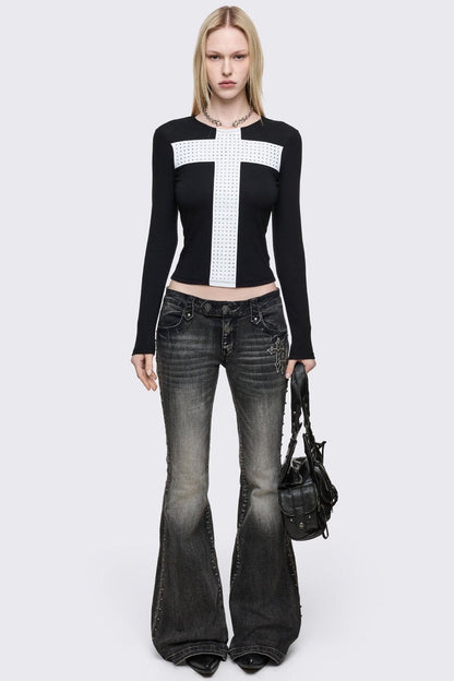 Damned Black Top | Minga London Sale