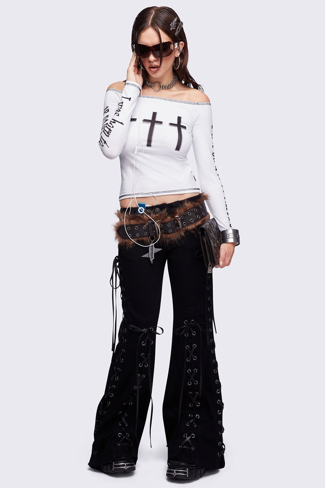 Look at Me White Off-Shoulder Top | Minga London Customer Favorite