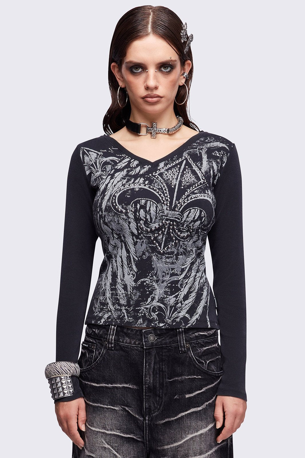Fleur-de-lis Top | Minga London Latest