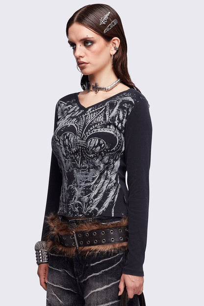 Fleur-de-lis Top | Minga London Latest