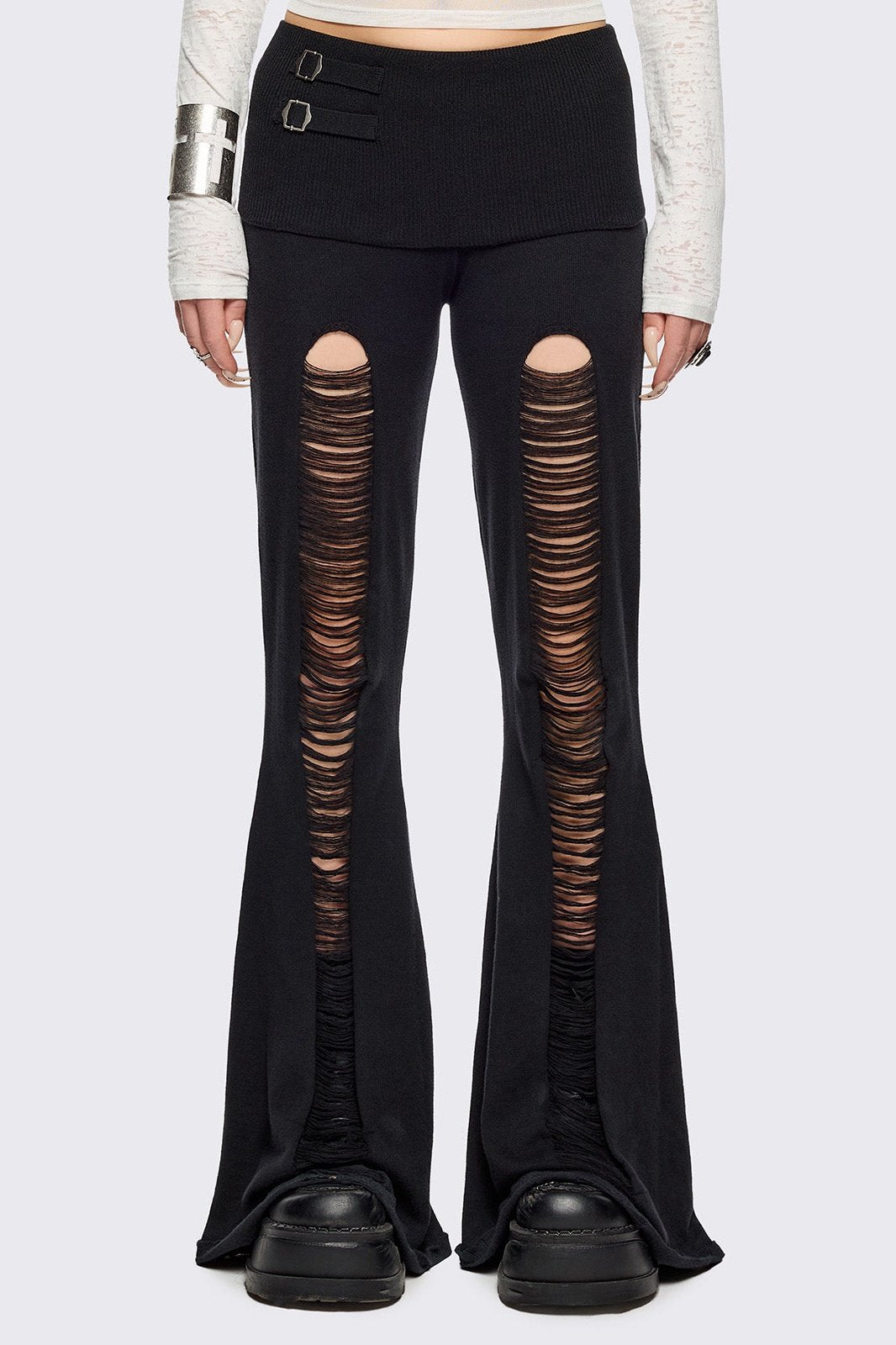 Broken Flare Pants | Minga London Best Seller