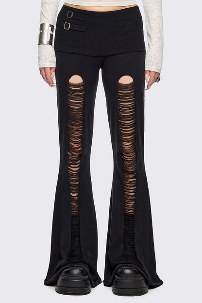 Broken Flare Pants | Minga London Best Seller