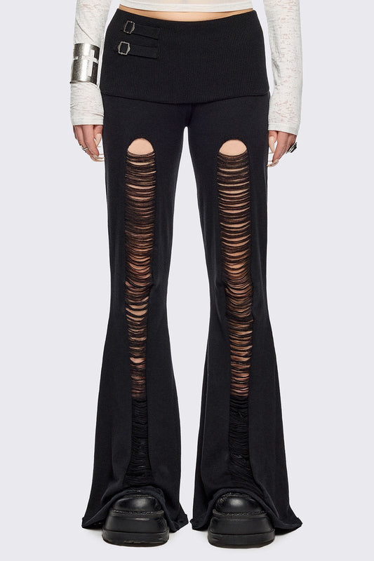Broken Flare Pants | Minga London Best Seller