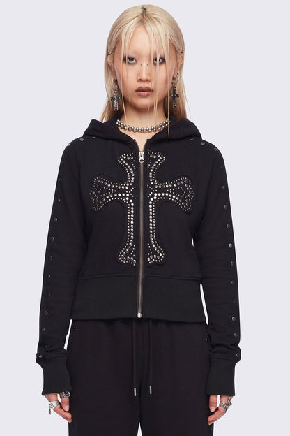 Vesper Zip Up Hoodie | Minga London Trusted