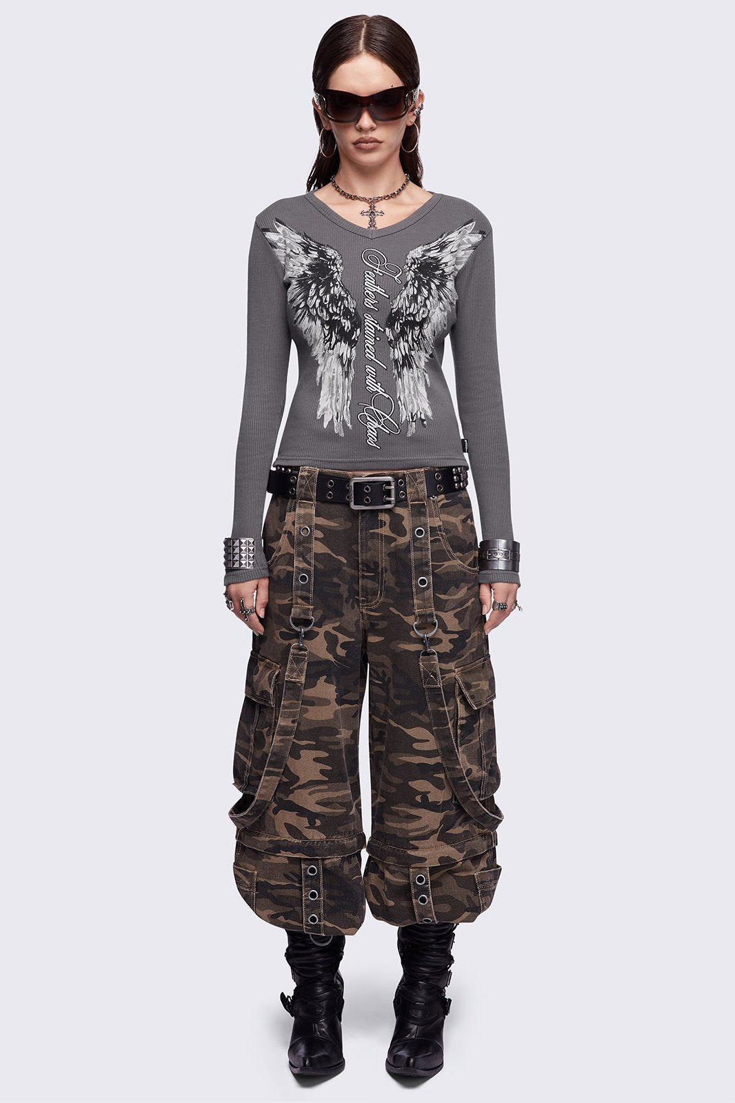 Feathers Stained Top | Minga London Quality