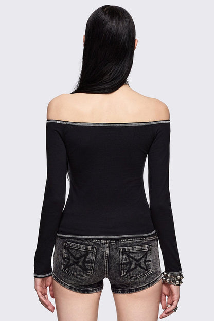 Chaotic Angel Off-Shoulder Top | Minga London Recommended
