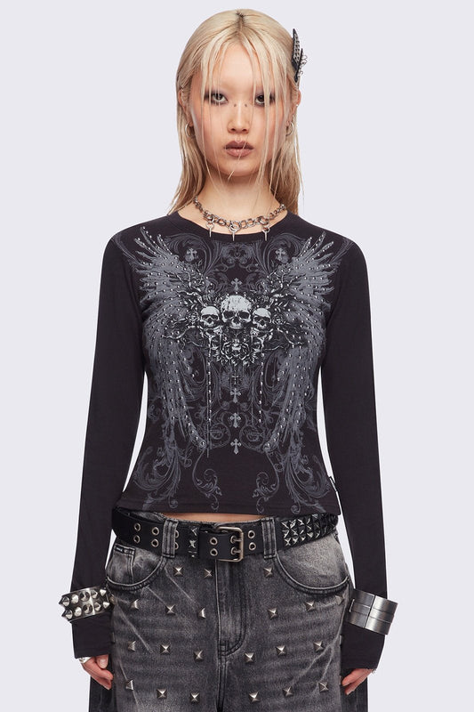 Graveborn Black Top | Minga London Special Offer