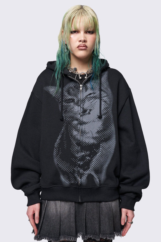 Pixel Kitty Zip Up Hoodie | Minga London Sale