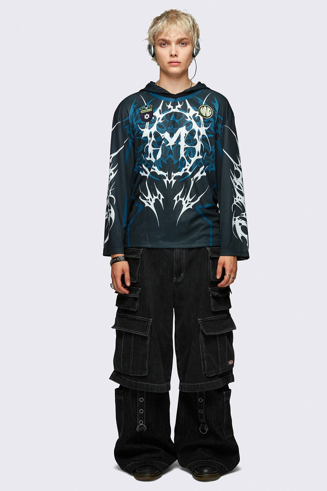 Neo Tribal Jersey Hoodie | Minga London Best Seller