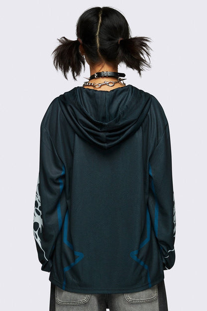 Neo Tribal Jersey Hoodie | Minga London Best Seller