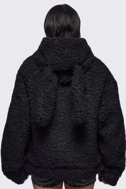 Fluffuff Bunny Borg Jacket | Minga London Customer Favorite