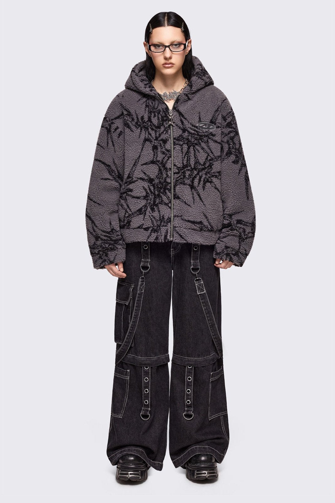 No Mercy Grey Borg Jacket | Minga London Latest